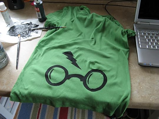 harry potter freezer paper stencil