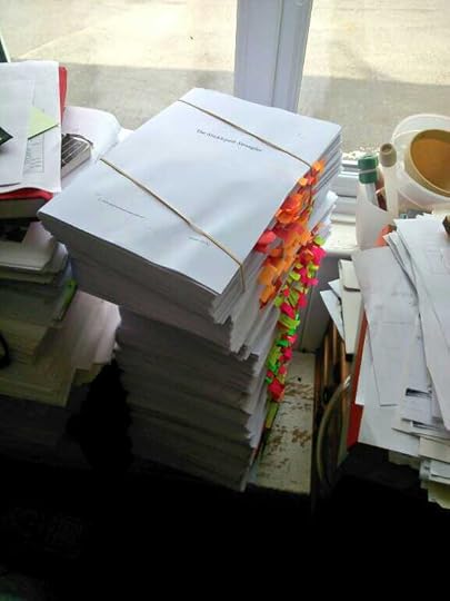 The proofs so far this year. Is it any wonder my eyesight's fading along with my brain?