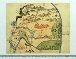 old Mongolian map 1912-14