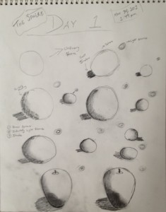 Day 1 of my Quest to Draw...think Double Fine can do any better? Well, yes. Yes, they can.
