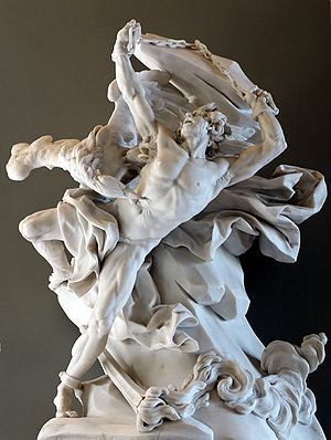 Prometheus, depicted in this 1762 statue by Nicolas Sebastien Adam, was punished for stealing a sapphire from Olympus as well as fire.