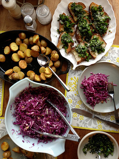 an SK weeknight meal, 1