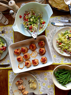 an SK weeknight meal, 3