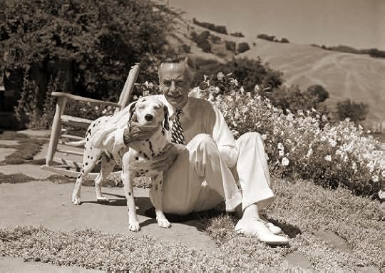 Eugene O'Neill and his dog Blemie