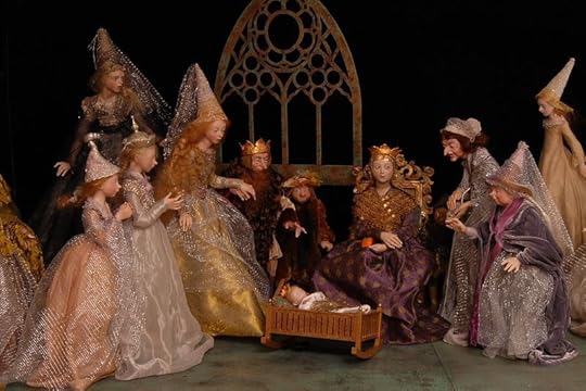 Sleeping Beauty, Scene 1 - doll art by Anna Brahms