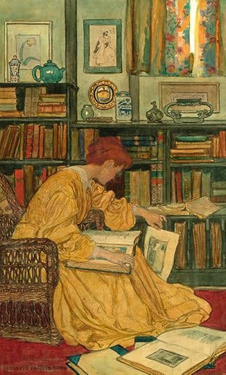 The Library by Elizabeth Shippen Green