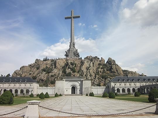 The monastery at the other side of the mountain to the entrance to the basilica.