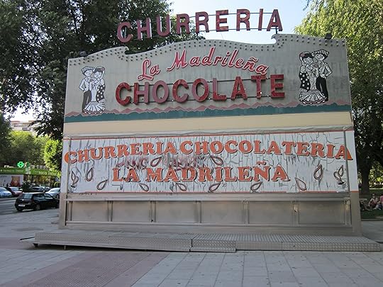 Churros and chocolate.