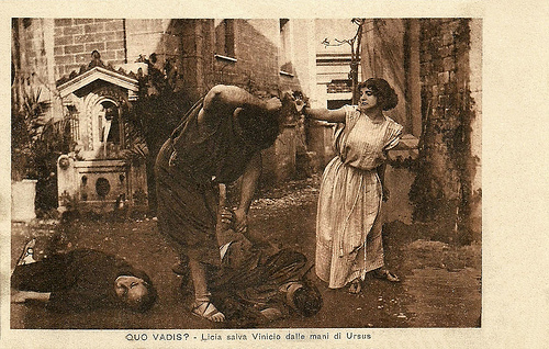 Lea Giunchi and Bruto Castellani in Quo vadis?