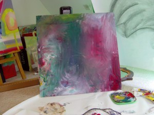 focus painting by Rachel Archelaus