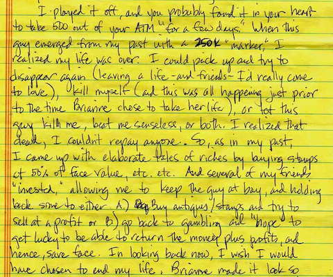 Dave Srail Letter