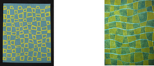 framed weavings