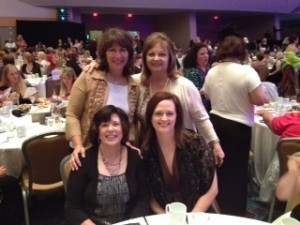 Me, Susan Muller, Jan Nash, and Jaye Garland...my original critique group