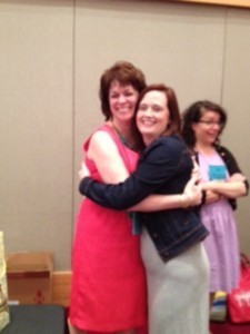 Having my fan girl moment with Kristan Higgins . . . Squee!!!!!