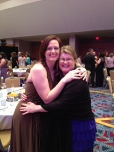 Me and Golden Heart Finalist, Bonnie Staring