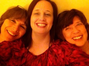 My Three Heads . . . Just kidding! Me and my BFFs, Jan Nash and Susan Muller