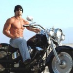 hot motorcycle man
