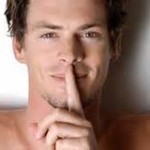 man with secret