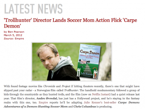 Carpe Demon by Julie Kenner movie news 