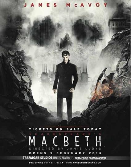Publicity poster for Jamie Bell's MACBETH starring James McAvoy.