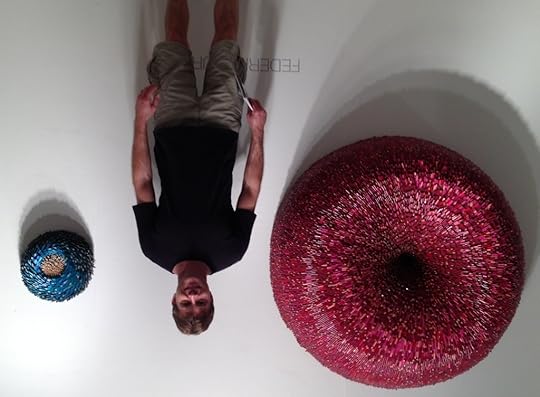 Pencil Sculptures at Art Miami