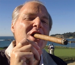 rush limbaugh with cigar