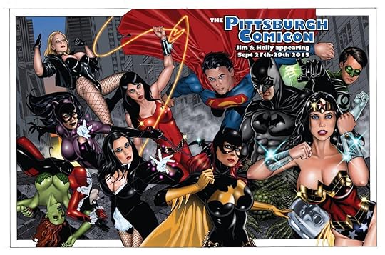 Pittsburgh Comic Con Progrm Cover by Jim Balant