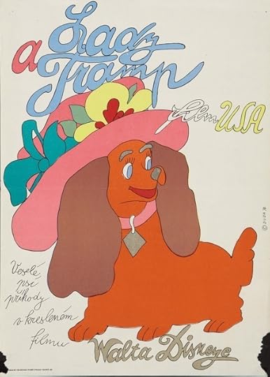 lady and the tramp czech poster