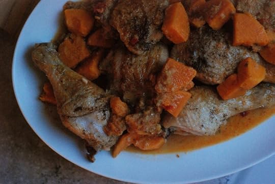 Chicken curry with sweet potatoes
