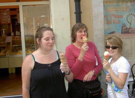 Rome gelato