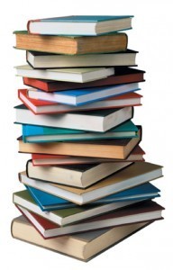 pile of books