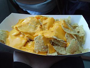 English: Nachos as served on a Circle Line Sig...