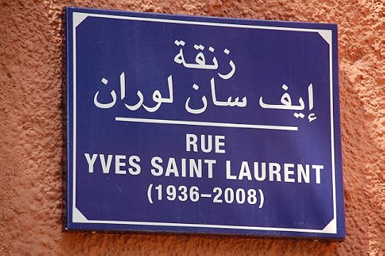 شارع باسم إيف سان لوران في المغرب التي سكنها وسكنته. ولقد حالت ظروف الجزائر في عقود عديدة من تردده على وهران كما فعل مع نظيرتها مراكش.
