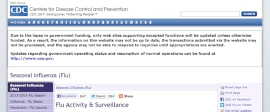 A Few Ways the Government Shutdown Could Harm Your Health (And the World’s)