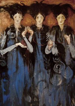 Three Muses by Oliver Hunter