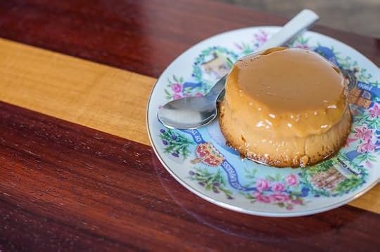 Flan de dulce de leche