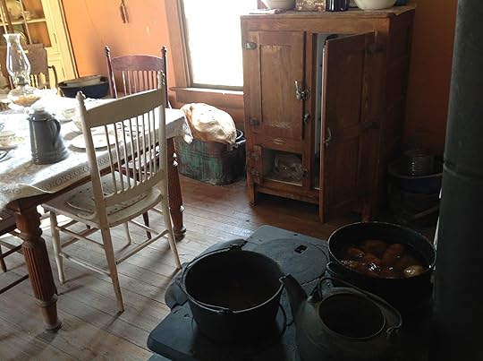 cookstove and table