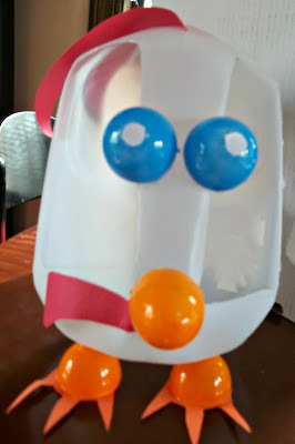 how to make a milk rooster