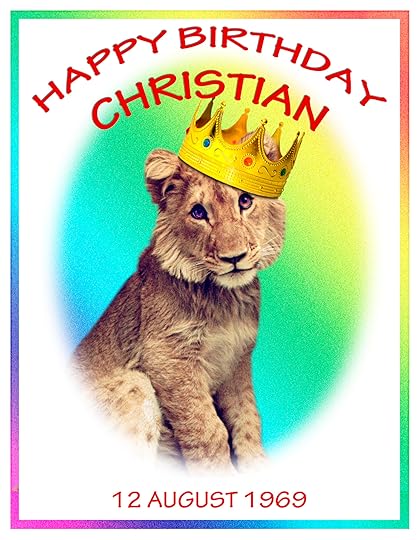 Happy Birthday Christian