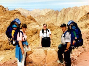 climbing mt sinai with babies