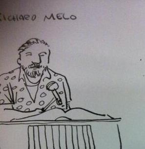 Sketch of Powells reading by Shannon Wheeler, June 25, 2013