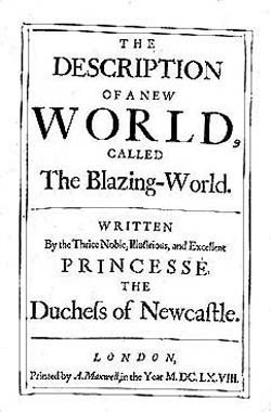 Title page of The Blazing World