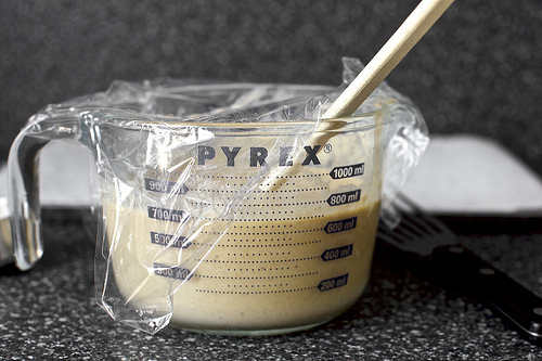 batter thickens overnight