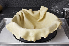 draped over, like a blanket