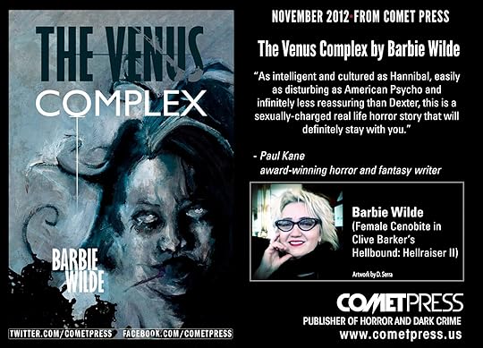 The Venus Complex, dark crime, women in horror, Canadian authors