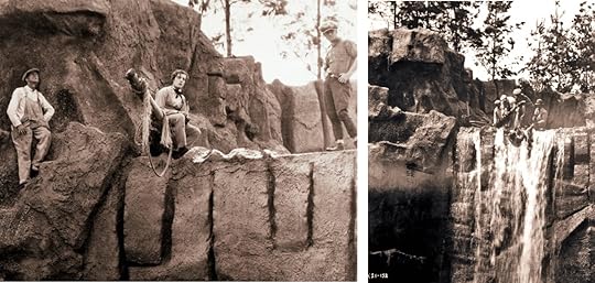 Buster at the top of the waterfall set - Paul Gierucki