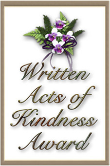 Written Acts of Kindness Badge
