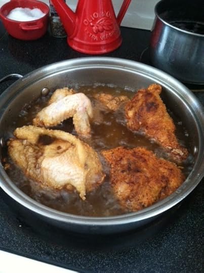 frying chicken