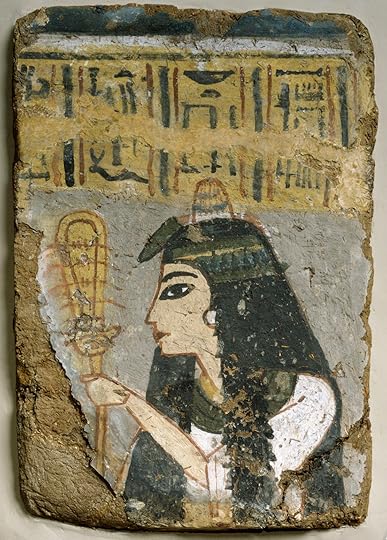 A priestess with the hoop style sistrum