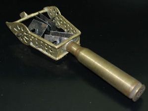 The bullet casing sistrum; mine used to look just like this